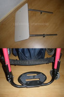 plateau voor mandje op rolstoel